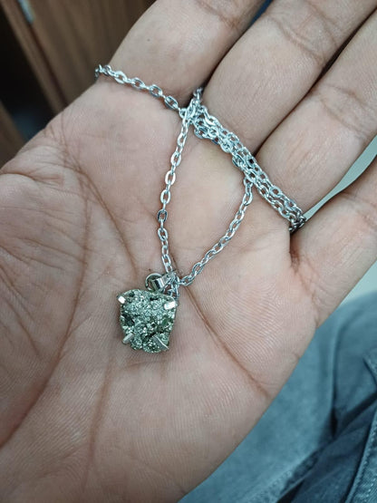 Pyrite Pendants, Crystals, and Pyramids for Wealth and Protection